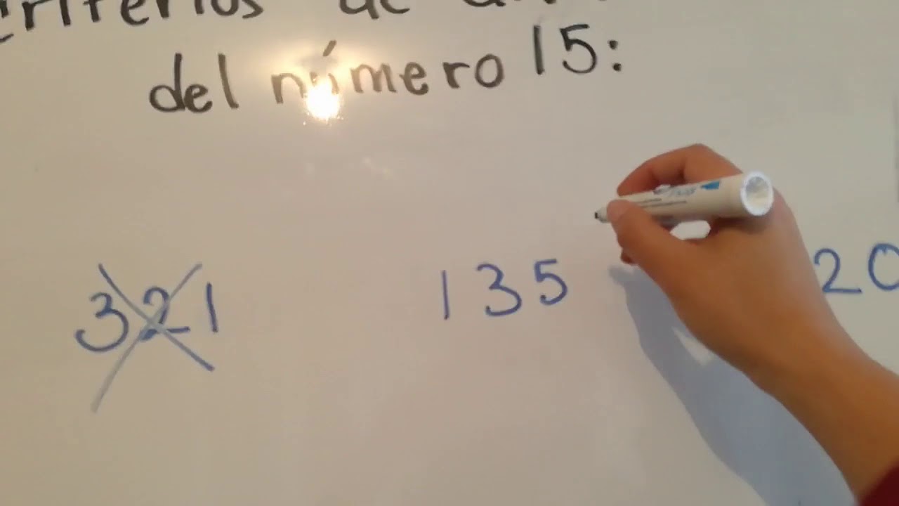 conoces el criterio de divisibilidad del 15 aprende aqui